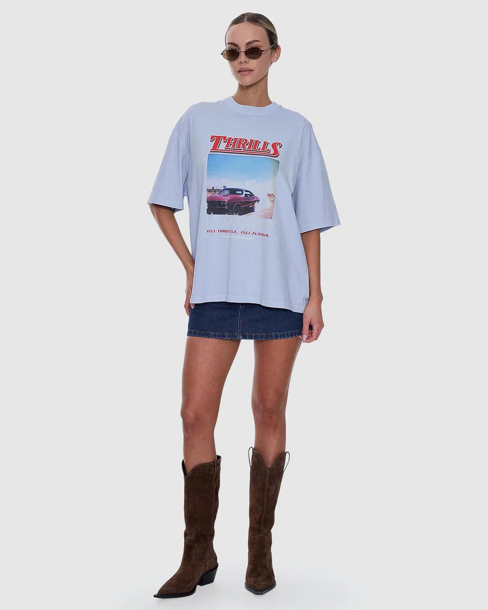 Thrills Full Throttle Oversized Tee