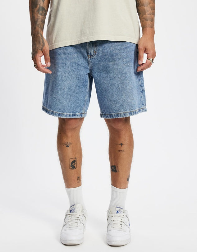 Thrills Slacker Relaxed Denim Shorts