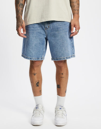 Thrills Slacker Relaxed Denim Shorts