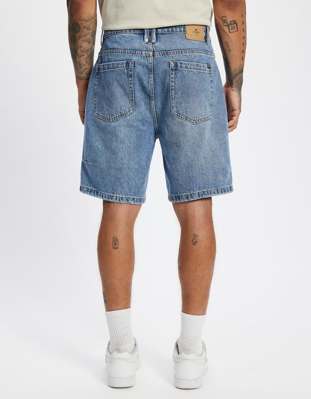 Thrills Slacker Relaxed Denim Shorts