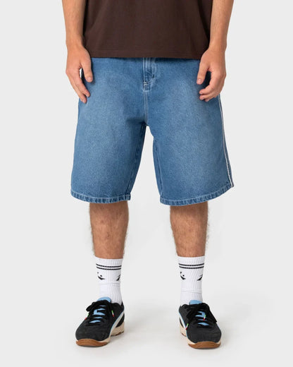 Rusty Flip Daddy Elastic Denim Jort