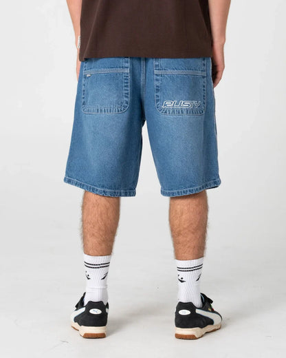 Rusty Flip Daddy Elastic Denim Jort