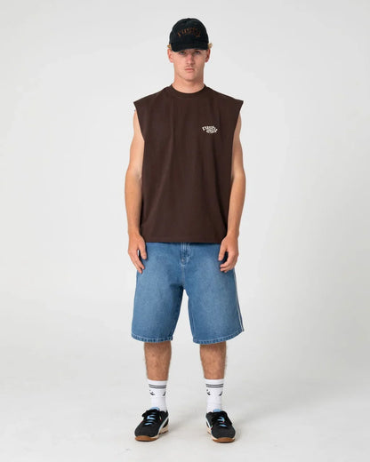 Rusty Flip Daddy Elastic Denim Jort