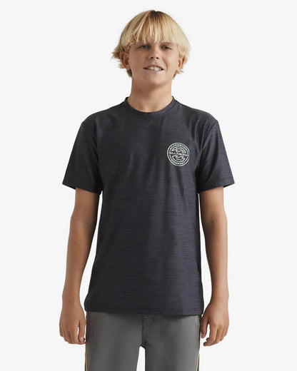 Billabong Boys Rotor Shoreline SS Rashie Tee Boy