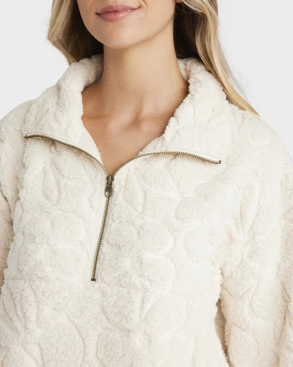 Billabong Fireside Cozy Half Zip Crew
