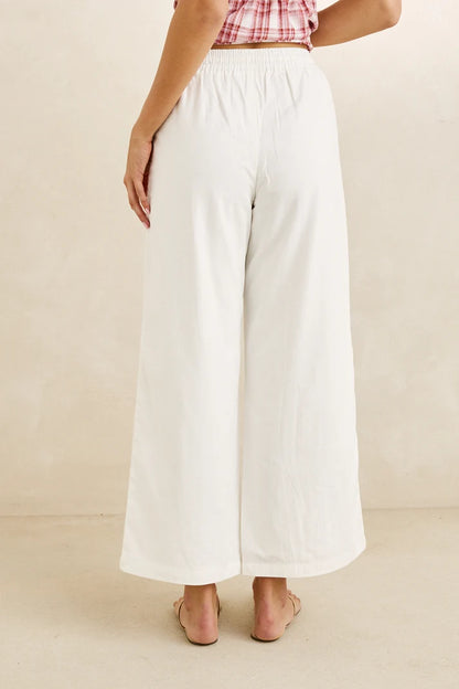 Rhythm Annabelle Lace Trim Beach Pant