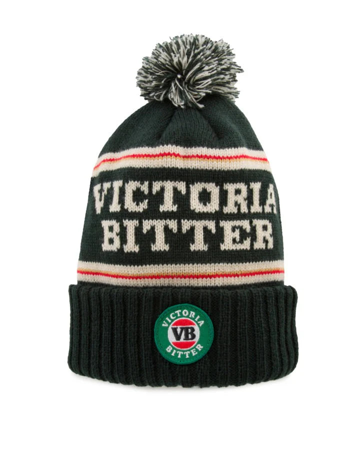 Gilroy Co VB Stripe Patch Logo Pillowline Beanie