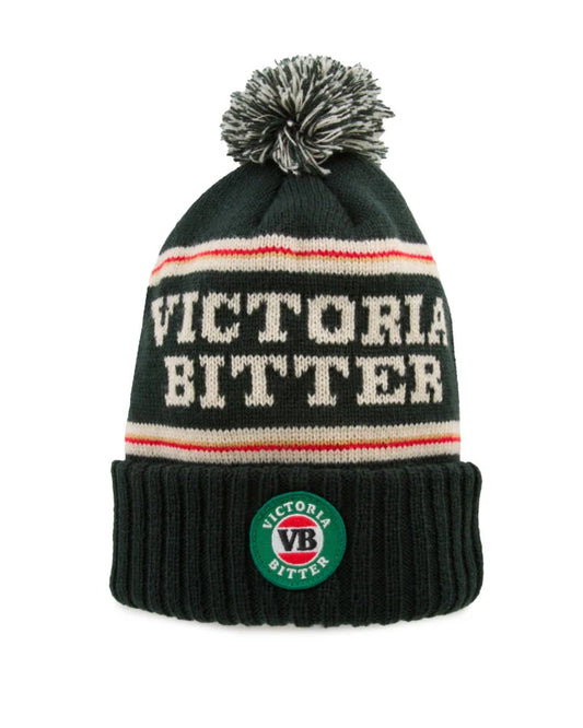 Gilroy Co VB Stripe Patch Logo Pillowline Beanie