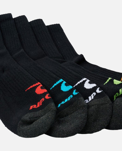Rip Curl Corp Crew Sock 5-PK Boy
